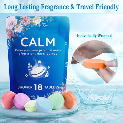 Fizzgarden 18-Pack Shower Steamers Aromatherapy, Shower Bath Bombs with Individually Wrapped, Variety Shower Tablets, Stocking Stuffers, Mothers Day Presents/Birthday Presents for Women