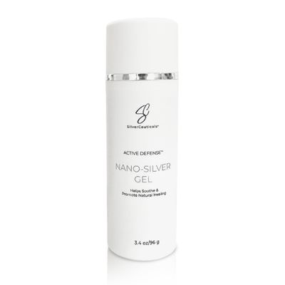 Cosmetic Gel with Nano Colloidal Silver - Promotes Natural Healing - Repair Cuts Scrapes Blemishes - Soothe &amp; Hydrate - Skin Firming - Non-Greasy Water-Based Formula - No Harsh Chemicals - 3.4oz
