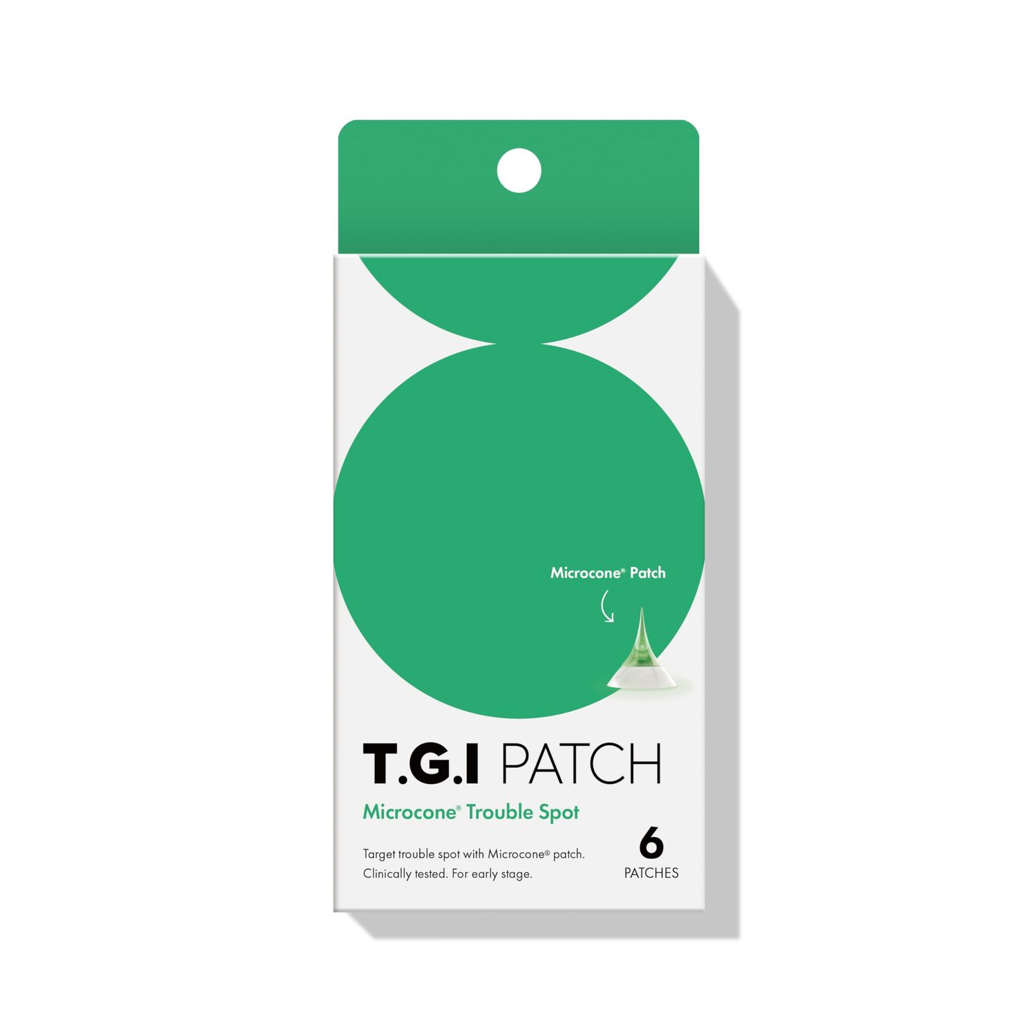 [TGI PATCH] Microcone Trouble Spot - Invisible Patches for Early-Stage Pimples and Zits (6pc)