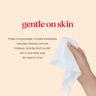 Burt's Bees Rose Water Face Wipes, for All Skin Types, Hydrating Micellar Makeup Remover &amp; Facial Cleansing Towelettes, 30 Ct (3-Pack)