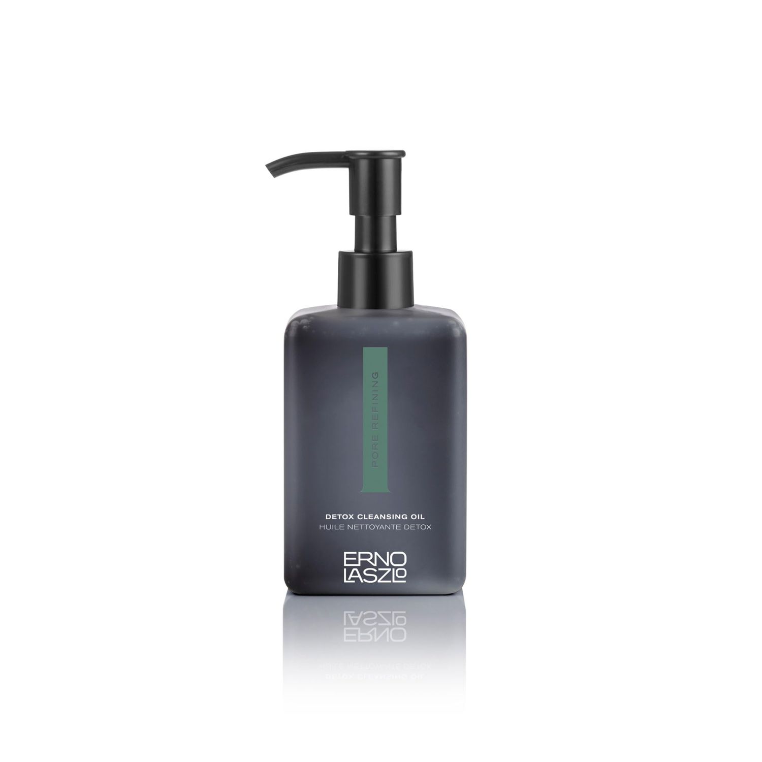 Erno Laszlo Detox Cleansing Oil, Lightweight Facial Cleanser Helps Dissolve Makeup and Impurities with Charcoal and Shea Butter, Deep Cleansing Oil, 6.4 Fl Oz
