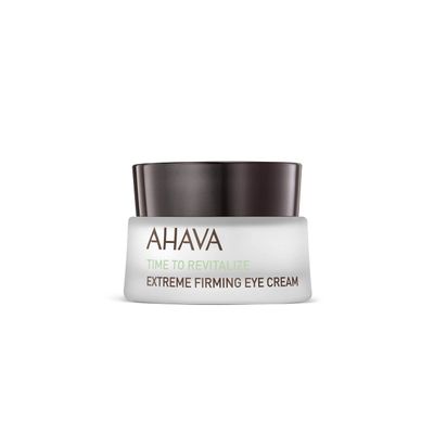 AHAVA Extreme Firming Eye Cream - Firms, Hydrates, Smoothes &amp; Reduce Wrinkles of Eye Area, Enriched with Extreme Complex, Exclusive Dead Sea Osmoter, Peptides, Hyaluronic Acid &amp; Shea Butter, 0.5 Fl.Oz