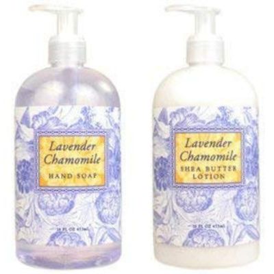 Greenwich Bay Trading Hand Soap &amp; Hand and Body Lotion, 16 Ounce, 2 pack Bundle Set (Lavender Chamomile)