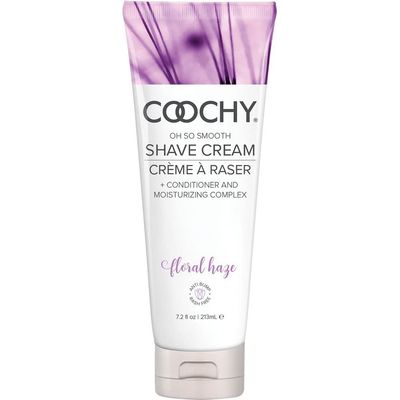 Coochy Intimate Shaving Cream | Shave Conditioner &amp; Moisturizer for Face &amp; Body | Ideal for Sensitive Skin Care, Anti-Bump | Floral Haze, 7.2 oz