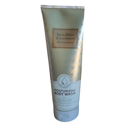 Bath and Body Works Gift Set of 2 - 10 Ounce Moisturizing Body Wash - (Snowflakes &amp; Cashmere)