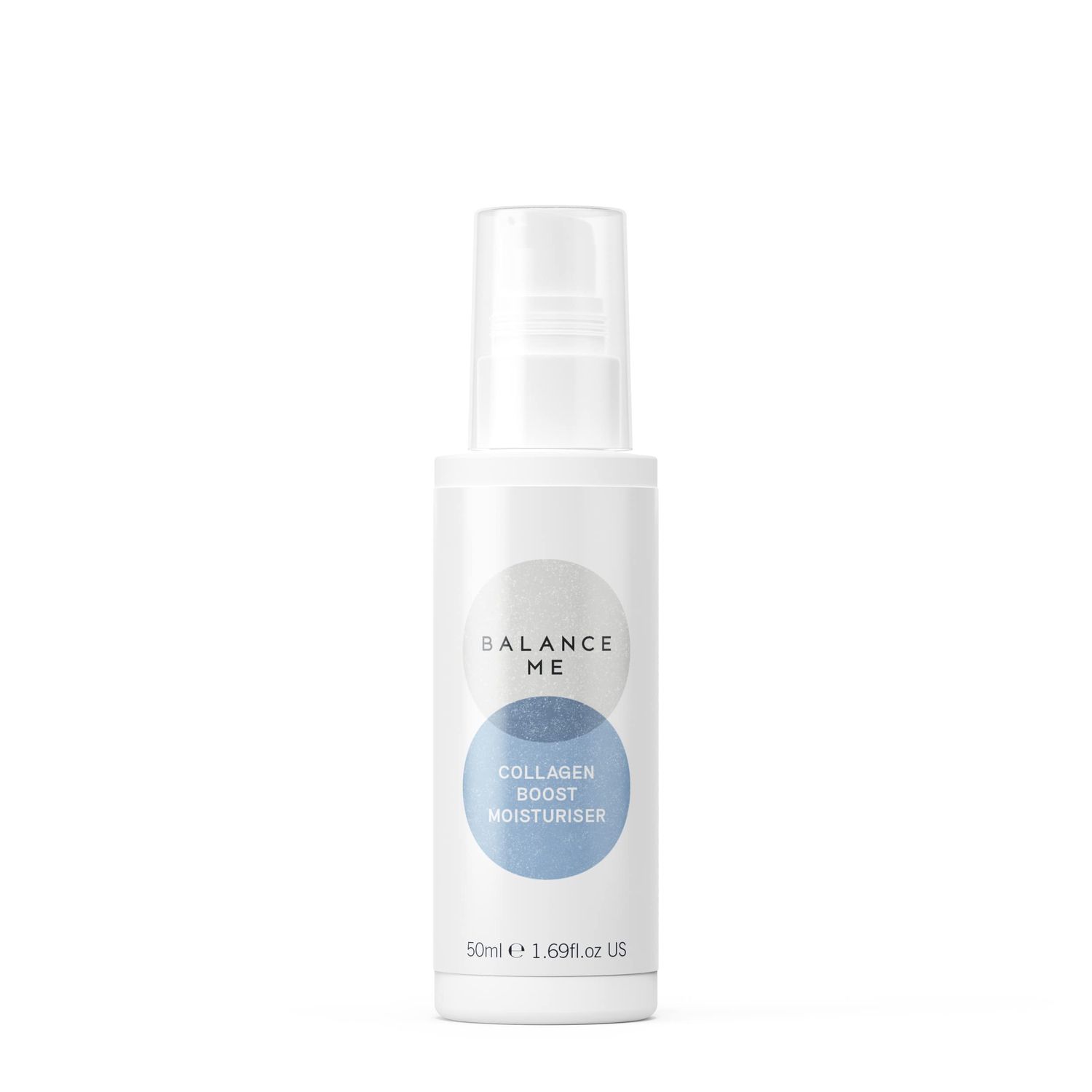 Balance Me Collagen Boost Moisturiser, Smooth and Rejuvenate Face &amp; Neck, Anti-Ageing CreaFor All Skin Types, Peptides &amp; Hyaluronic Acid, 99.9% Natural, Vegan/Cruelty Free, MadeInUK, 1.7 Fl Oz