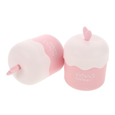 Beatifufu 2Pcs Portable Facial Foam Maker Bubble Cup Macaron Color Face Wash Foamer for Deep Cleaning Gentle Bubble Maker for Daily Skincare