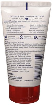 Eucerin Advance Repair - Extra Enriched Hand Cream - 2.7 Ounce (Pack of 3)