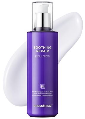 Dermafirm Soothing Repair Korean Emulsion Cream R4 | Daily Face Moisturizer Skin Care Emulsion with Eucalyptus, Peptide and Collagen | Gentle for All Skin Types No Animal Trials No Paraben 6.76 fl oz