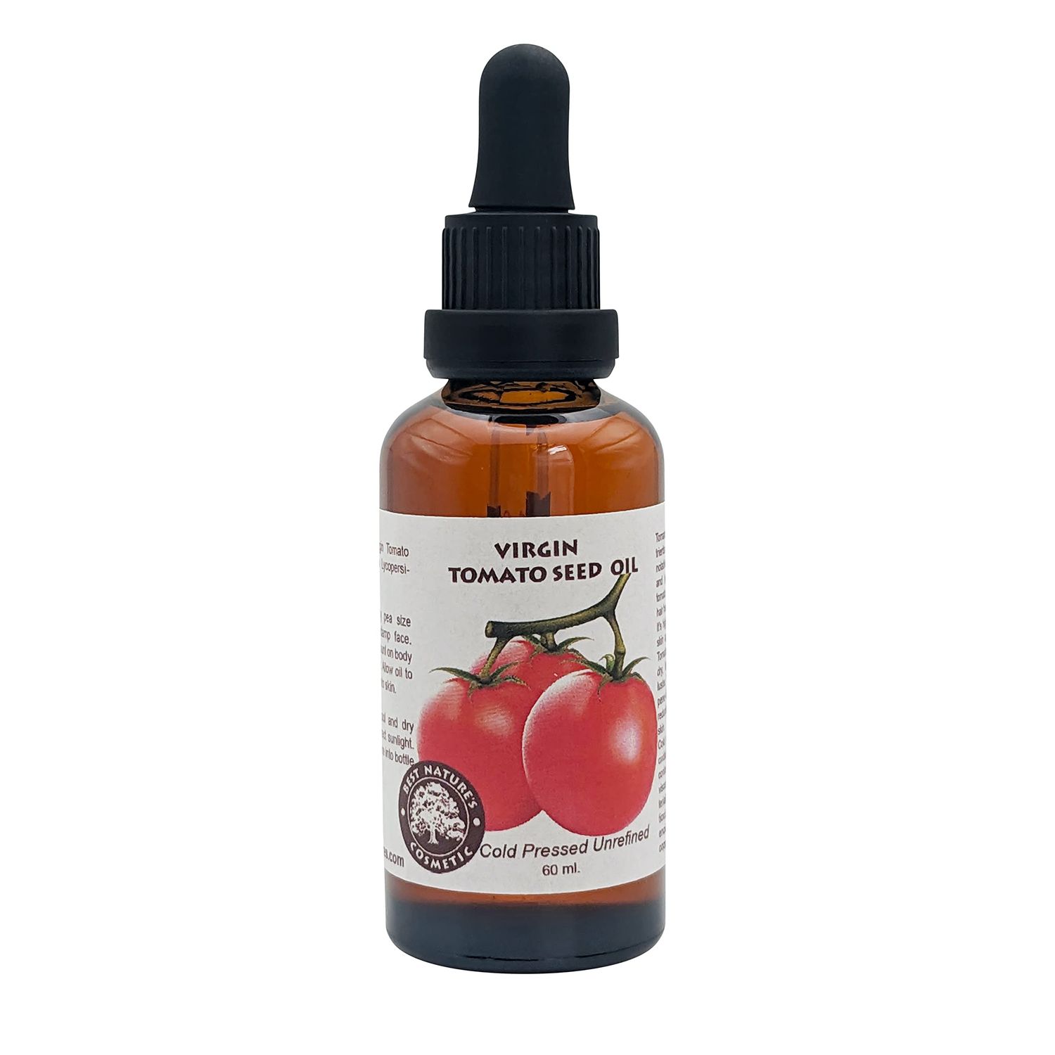 Best Nature&#39;s Tomato Seed Oil (Cold Pressed, Unrefined) - 2 oz - Natural Skin Care Moisturizer for Face, Body, Dry, Damaged Hair - Soothes Eczema, Psoriasis, Acne, Reduce Discoloration