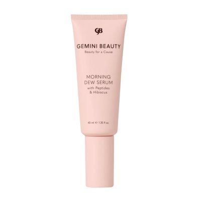 Gemini Beauty Morning Dew Serum with Peptides &amp; Hibiscus, Peptide Cream, Peptides for Face, Firming Cream for Face and Neck