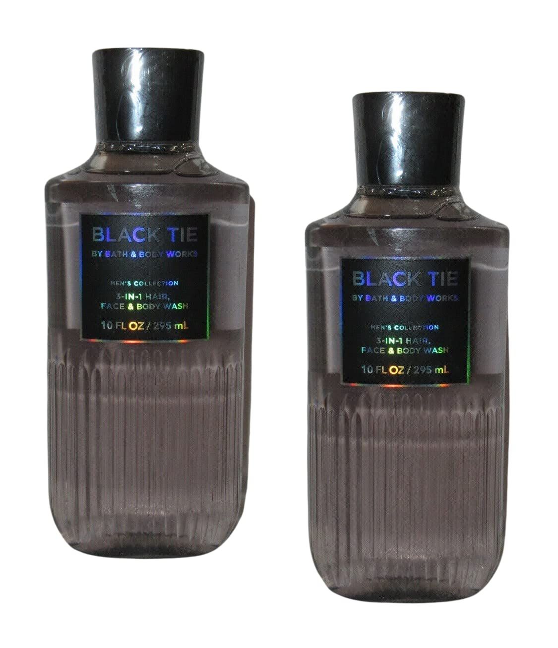 Bath and Body Works For Men 3-in-1 Hair, Face &amp; Body Wash - Value Pack lot of 2 - Full Size (Black Tie)
