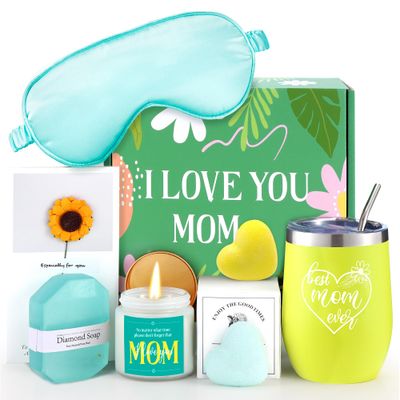 ADBAOBO Chrismas Gifts for Mom, Mother Gifts Basket Set Gift Ideas for Mother in law Step Mom New Mom,Mother&#39;s Day Xmas Thanksgiving Self Care Thoughtful Gifts from Daughter Son Kids