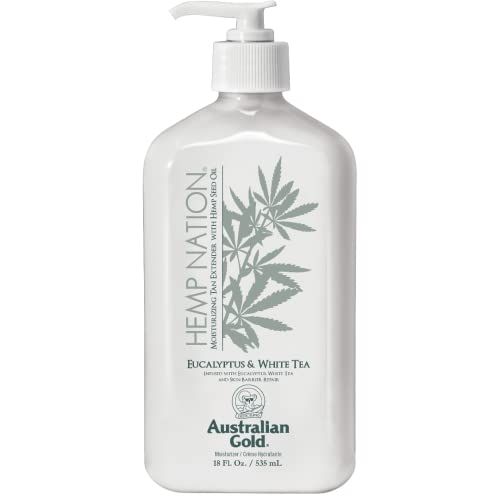 Australian Gold Hemp Nation Eucalyptus &amp; White Tea Moisturizing Tan Extender18oz