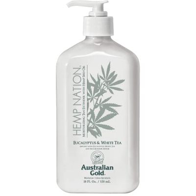 Australian Gold Hemp Nation Eucalyptus &amp; White Tea Moisturizing Tan Extender18oz