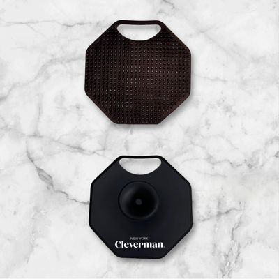 Cleverman Men's Face Scrubber - Silicone Facial Cleansing Brush, Soft-Touch Massager for All Skin Types, Gently Exfoliates While Removing Dead &amp; Dry Skin