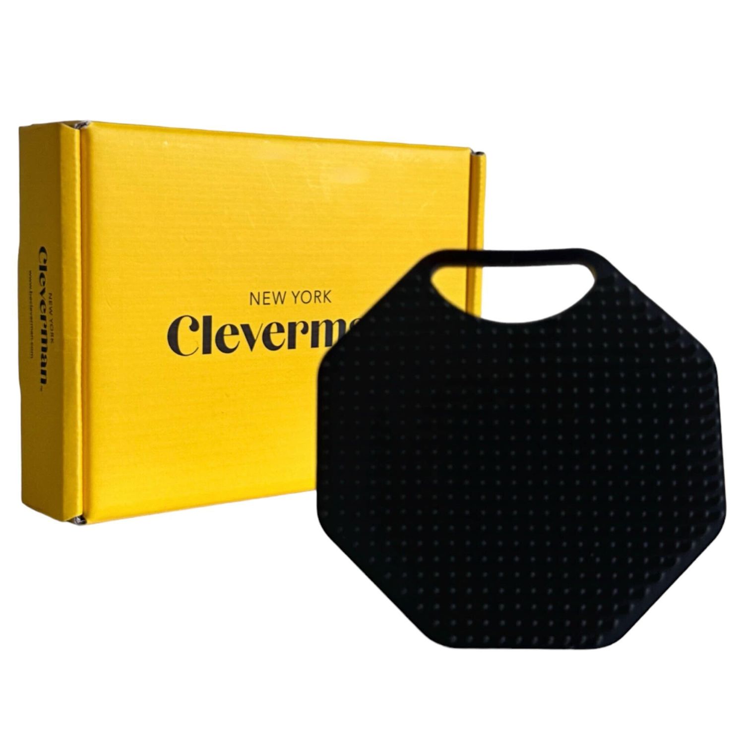 Cleverman Men&#39;s Face Scrubber - Silicone Facial Cleansing Brush, Soft-Touch Massager for All Skin Types, Gently Exfoliates While Removing Dead &amp; Dry Skin