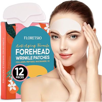Forehead Wrinkle Patches Overnight: Face Tape for Wrinkles, Anti-Wrinkle Patches with Hydrolyzed, Collagen Facial Wrinkle Treatment Masks - Forehead Lines Remover for Smoothing Fine Lines
