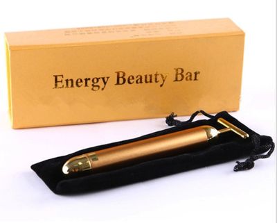 AnHua Beauty Massage 24K Golden Anti-Aging Pulse Skin Care Gold Facial Roller Massage