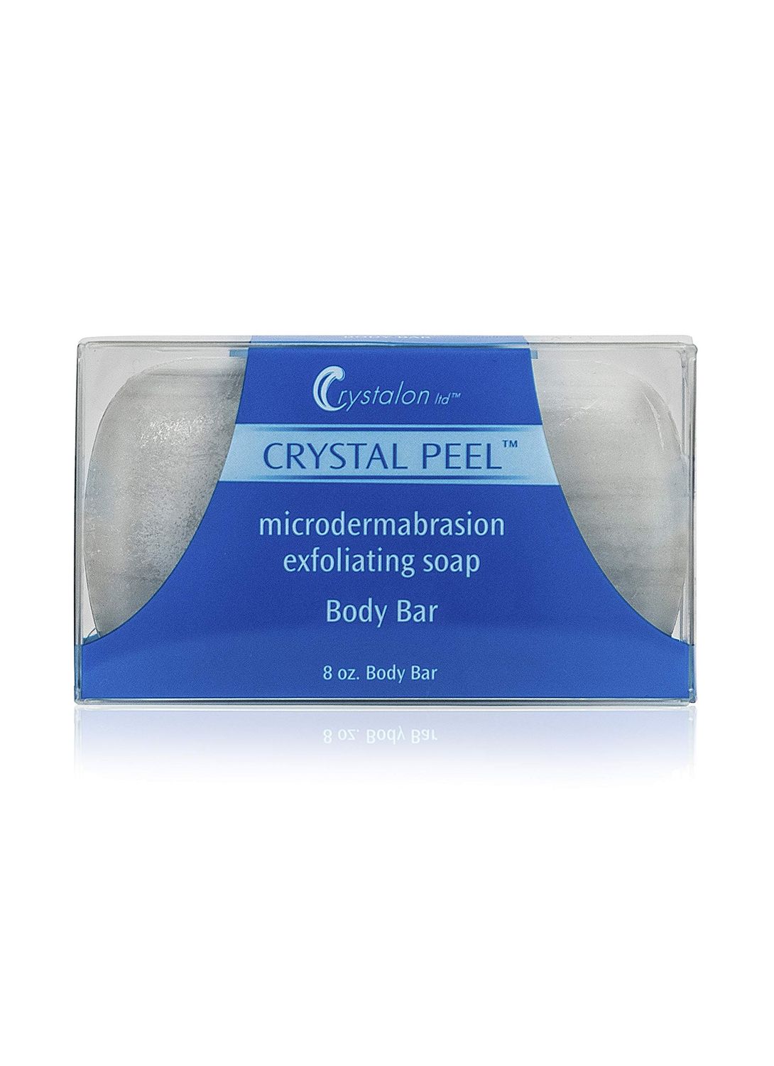 Crystal Peel Microdermabrasion Exfoliating Soap Lemongrass Body Bar - Classic 8oz