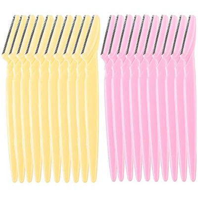 Eyebrow Razor, 20 Pcs Eyebrow Razors Multipurpose Exfoliating Dermaplaning Tool Trimming and Shaving Grooming Eyebrow Face Razor and Eyebrow Shaper For Women and Man
