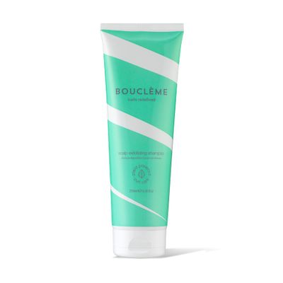 Bouclme Scalp Exfoliating Shampoo - Removes Dead Skin Cells - Shiny Healthy Hair - Eliminate Dandruff - 96% Naturally Derived Ingredients and Vegan - 250 ML / 8.4 fl oz