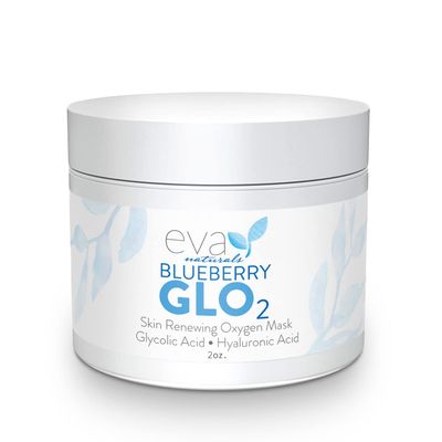 Eva Naturals GLO2 Oxygen Clay Masks For Face Skin Care - Exfoliating Pore Minimizer Face Masks Skin Care - Anti-aging Facial Skin Care Products - Hydrate &amp; Restore All Skin Types - 2 Oz