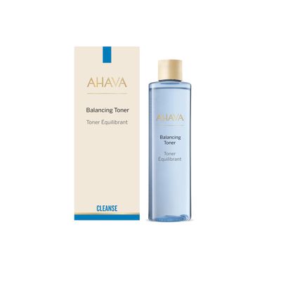 AHAVA Cleanse Balancing Toner - Lightweight toner to clean & rebalance skins hydration & pH, Enriched with our exclusive skin activator, Osmoter & Bilberry extract & fruit acids, 8.5 Fl.Oz