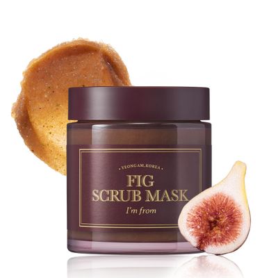 [I&#39;M FROM] Fig Scrub Mask 120g, exfoliating, moisturizing mask, korean exfoliator, organic skin care