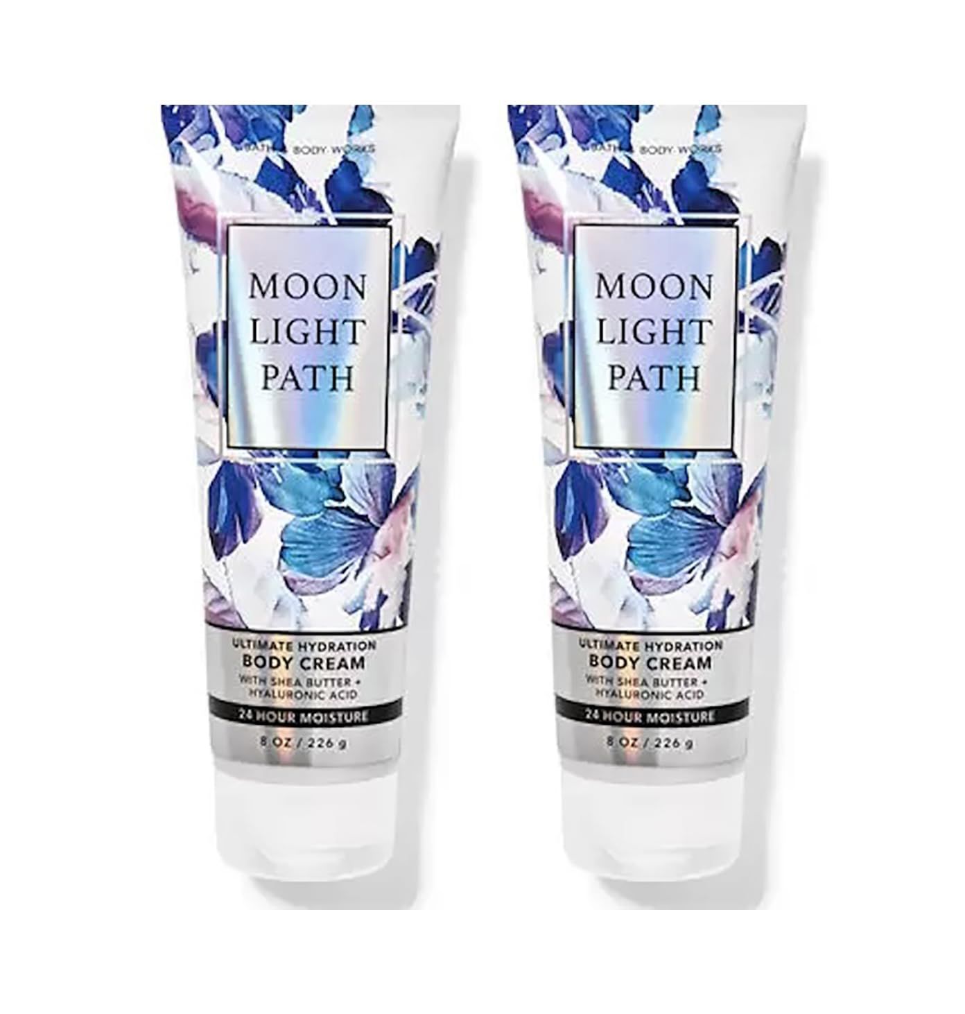 Bath &amp; Body Works Ultimate Hydration Body Cream For Women 8 Fl Oz 2- Pack (8 Ounce (Pack of 2), Moonlight Path)