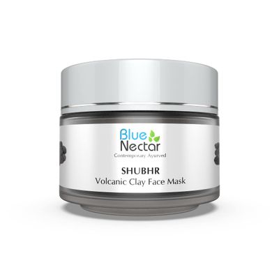 Blue Nectar Detan Face Pack for Glowing Skin | Natural Green Tea Cleansing Mask for Blackheads | Volcanic Clay Mask for Women and Men
