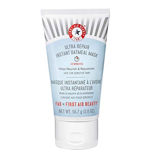 First Aid Beauty Ultra Repair Instant Oatmeal Mask - Hydrating Mask to Help Calm and Soothe Skin - 2 oz.