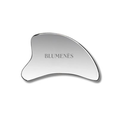 Blumenes - Gua Sha, Lymphatic Drainage Massager, Gua Sha Tool for Face, Neck, Back, Arms, &amp; Legs, Stainless Steel