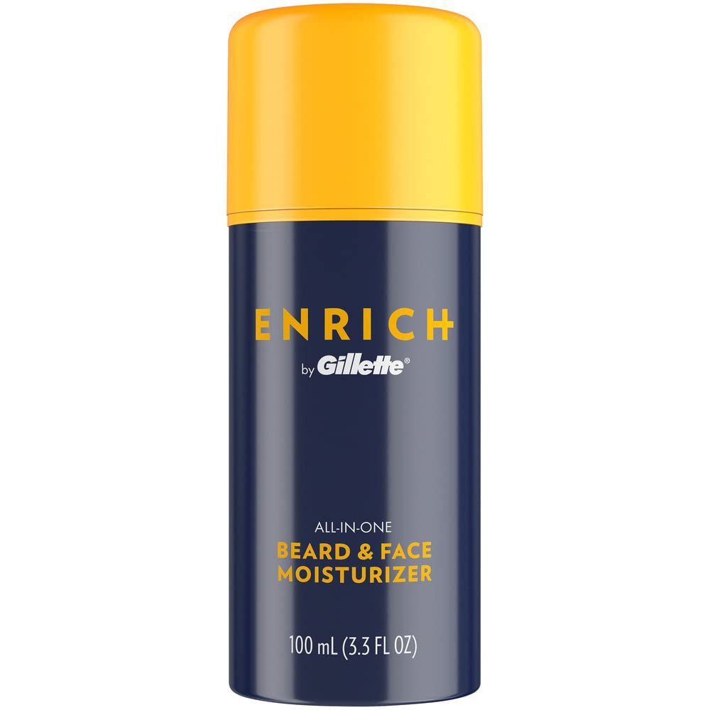 Gillette Enrich Beard &amp; Face Moisturizer for Men - 3.3 fl oz