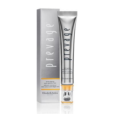 Elizabeth Arden PREVAGE Under Eye Serum 2.0, Anti Wrinkle Serum with Cooling Tip, Fixes Crow&#39;s Feet, Puffiness, Dark Circles, and Loss of Radiance and Firmness, Safe for All Skin Types, 0.6 oz Tube