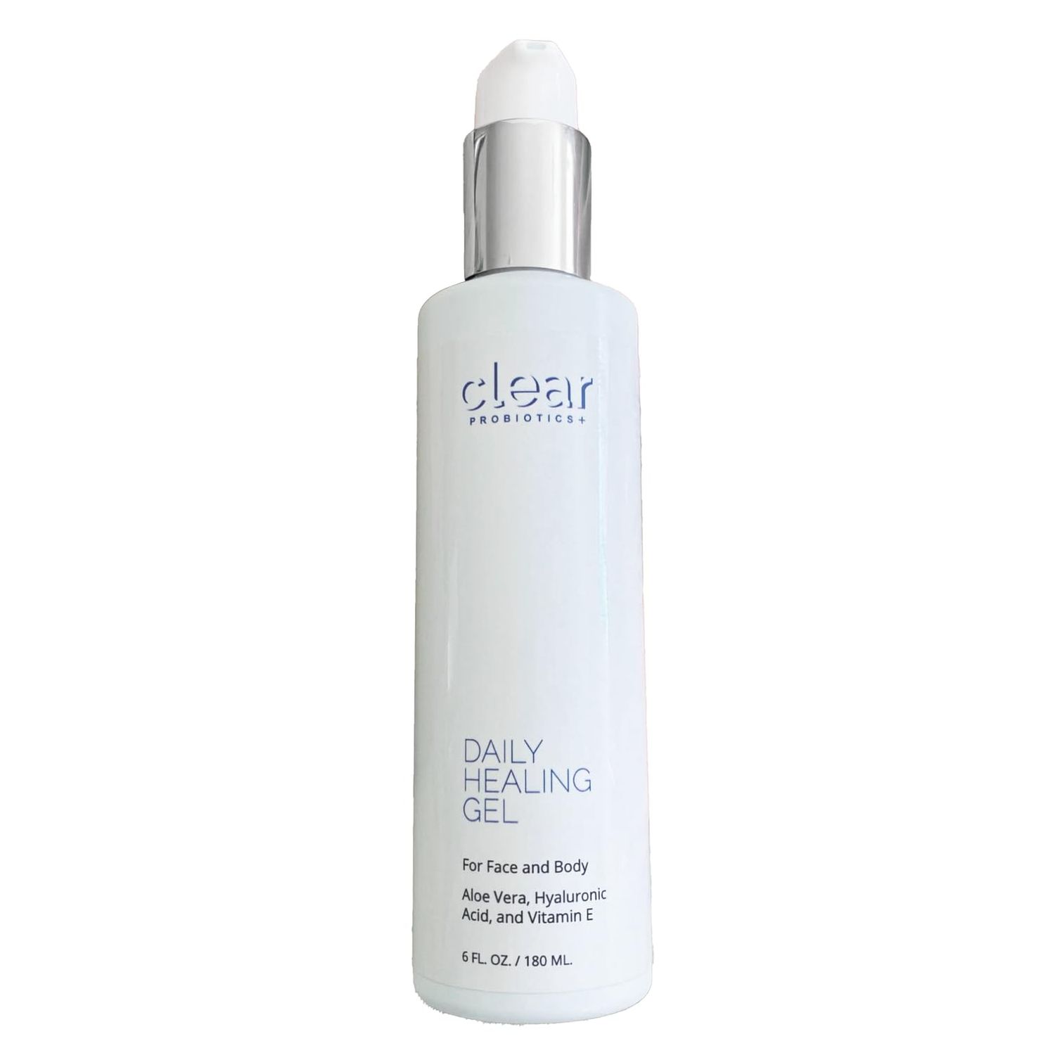 Clear Skin Healing Cream - Moisturizes, Redness Reducing, Acne Treatment for Face - Hyaluronic Acid, Aloe Vera, Vitamin E &amp; Red Sea Algae - Clears Skin Blemishes, Improves Complexion - 6 Fl Oz