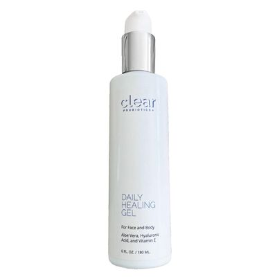 Clear Skin Healing Cream - Moisturizes, Redness Reducing, Acne Treatment for Face - Hyaluronic Acid, Aloe Vera, Vitamin E &amp; Red Sea Algae - Clears Skin Blemishes, Improves Complexion - 6 Fl Oz