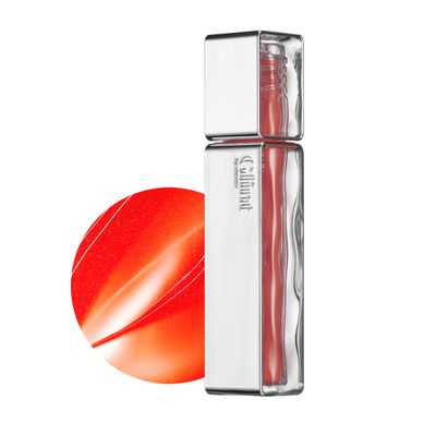 Glint Tint Glosser (Centerpiece, 0.09oz) - Hydartions, Moisturizing Plumping Lip Gloss with Radiant Shine, Long Lasting, Korean Skin Care. Provence Rose &amp; Calendula Extract.