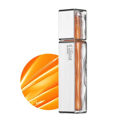 glint Tint Glosser (Clementine, 0.09oz) - Hydartions, Moisturizing Plumping Lip Gloss with Radiant Shine, Long Lasting, Korean Skin Care. Provence Rose &amp; Calendula Extract.