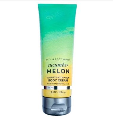 Bath &amp; Body Works Cucumber Melon Ultimate Hydration Body Cream Gift Set For Women, 8 Fl Oz (Cucumber Melon)