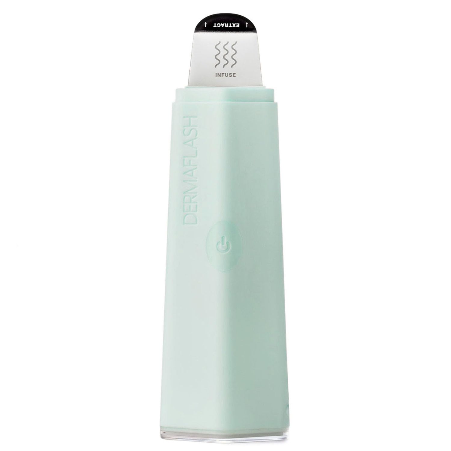 DERMAFLASH DERMAPORE+ Skin Care Device, Ultrasonic 2-in-1 Pore Extractor and Skincare Infuser, Seafoam