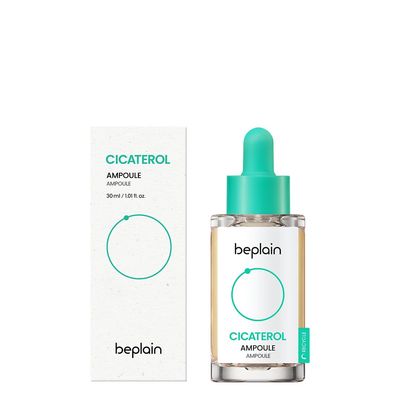 beplain Cicaterol Face Serum (1.01 fl oz) | Powerful Soothing &amp; Recovery formula for irritated, sensitive skin | Highly concentrated Centella asiatica Cica ampoule | Korean skin care