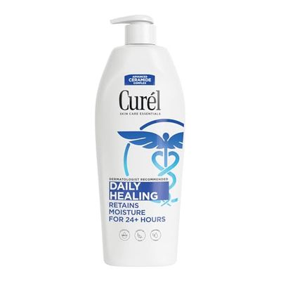Curl Daily Healing Body Lotion for Dry Skin, Body and Hand Lotion, with Advanced Ceramide Complex, Repairs Moisture Barrier, 13 Fl Oz