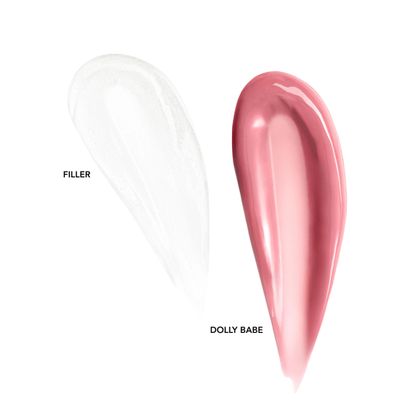 BUXOM Plump Shot Collagen-Infused Lip Serum, Lip Plumping Gloss, Formulated with Collagen, Peptides, Hyaluronic Acid, Avocado & Jojoba Oil, Pout Party Lip Plumping Serum Duo