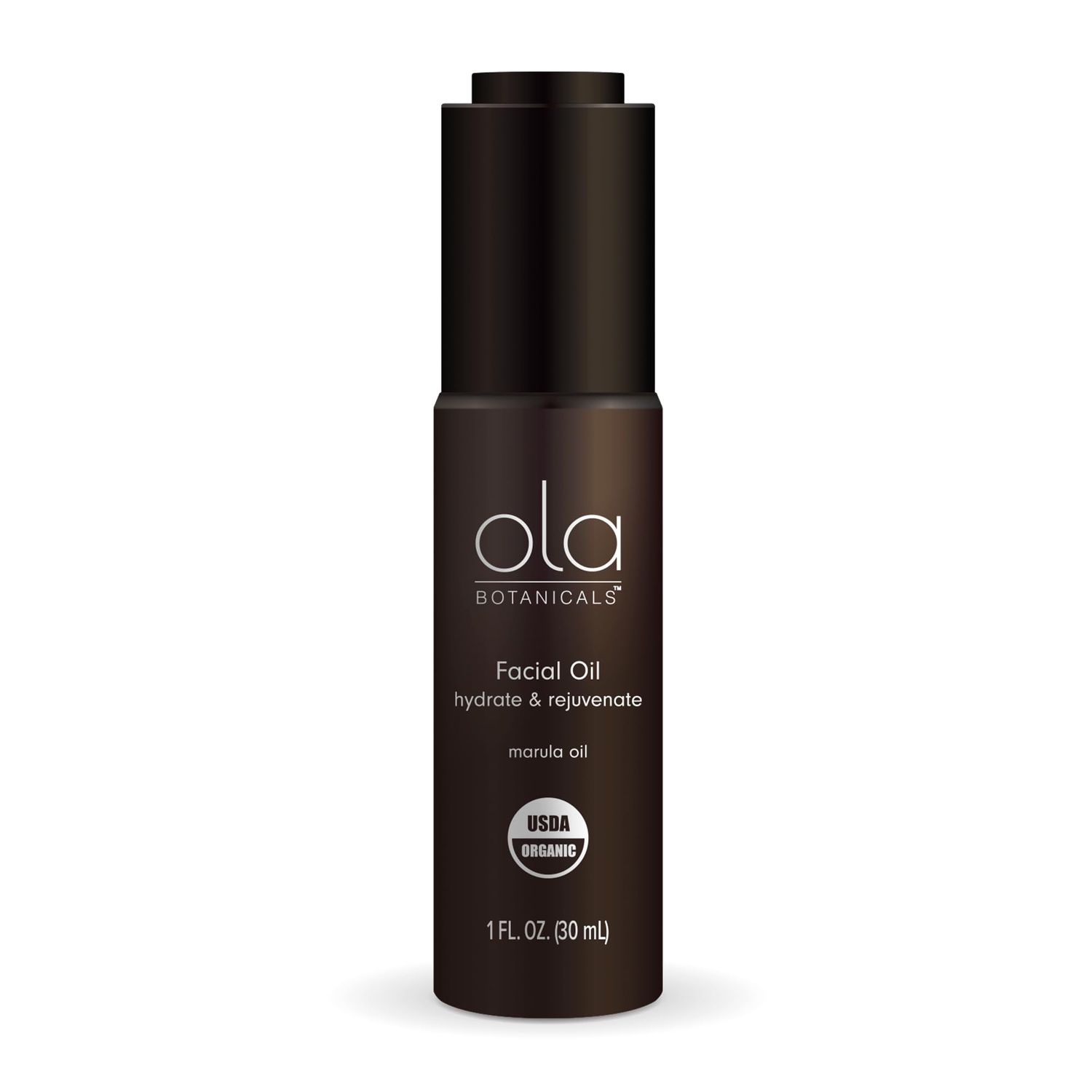Dr. Mercola Ola Botanicals Facial Oil (1 Fl. Oz.), Marula Oil, Hydrating &amp; Rejuvenating, Certified USDA Organic, Cruelty Free, Non-GMO