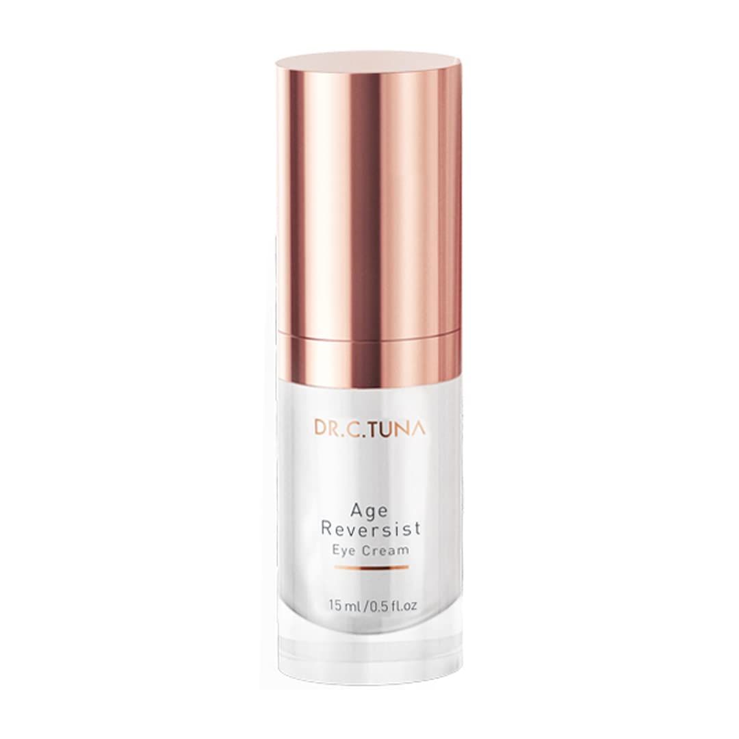 FARMASI Dr. C. Tuna Age Reversist Eye Cream, Reduces Under Eye Bags, Wrinkles, Dark Circles, Fine Lines &amp; Crow&#39;s Feet Instantly, Effective Daily Moisturizer Wrinkle Cream, 0.5 fl. oz. / 15 ml