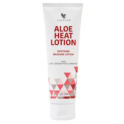 Forever Living - Forever Aloe Heat Lotion with Menthol &amp; Eucalyptus Fragrance - Relaxation and Skin Nourishment - Vegan-Friendly Formula - 4 fl oz.