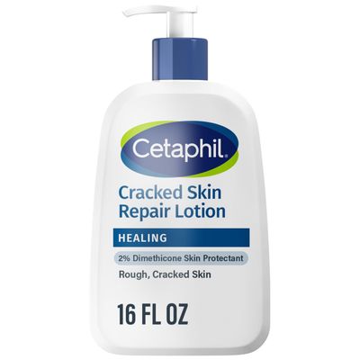 Cetaphil Cracked Skin Repair Lotion, 16 oz, For Very Rough &amp; Cracked, Sensitive Skin, 24 Hour Hydration, Protects &amp; Hydrates Cracked Skin, Hypoallergenic, Fragrance Free