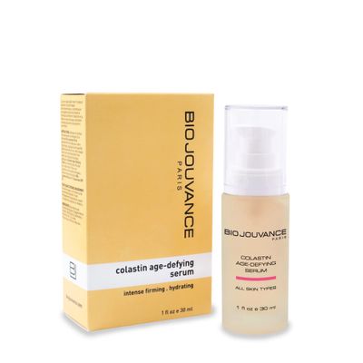 Bio Jouvance - Colastin Age Defying Serum 1oz / 30ml - Professional Eye &amp; Face Hydrating Cream | Facial Skin Care Treatment | Made in France