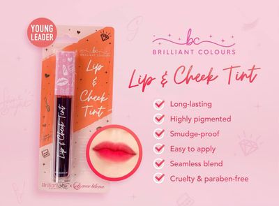 Brilliant Colours by Brilliant Skin Lip &amp; Cheek Tint - YOUNG LEADER
